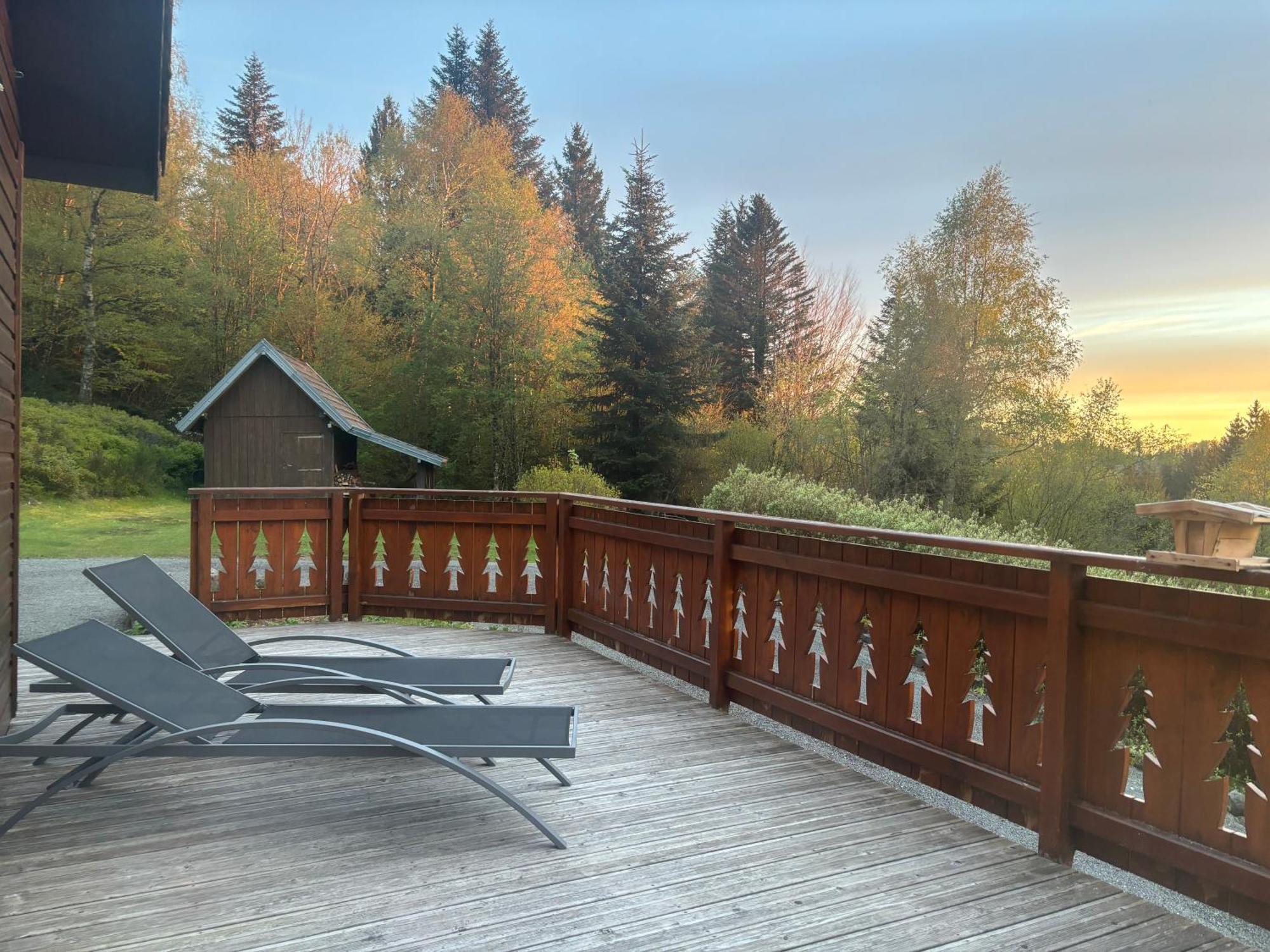 Chalet Avec Jacuzzi Prive, Vue Sur Les Vosges Belfahy エクステリア 写真